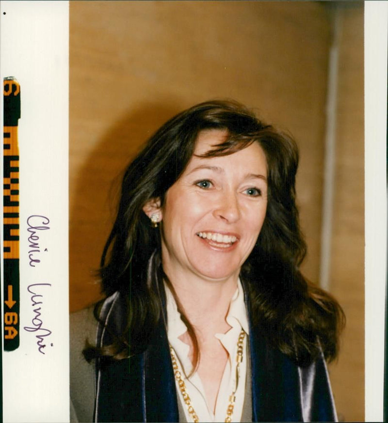 Cherie Lunghi Film actress. - Vintage Photograph