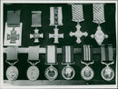 Military navel medals: insignia of courage - Vintage Photograph