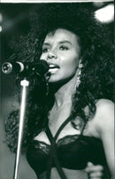 Singer Helena Spring at the Montreux Rock Festival - Vintage Photograph