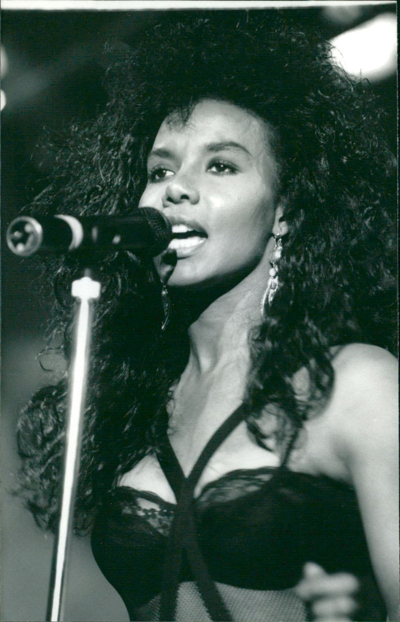 Singer Helena Spring at the Montreux Rock Festival - Vintage Photograph