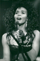 Singer Helena Spring at the Montreux Rock Festival - Vintage Photograph