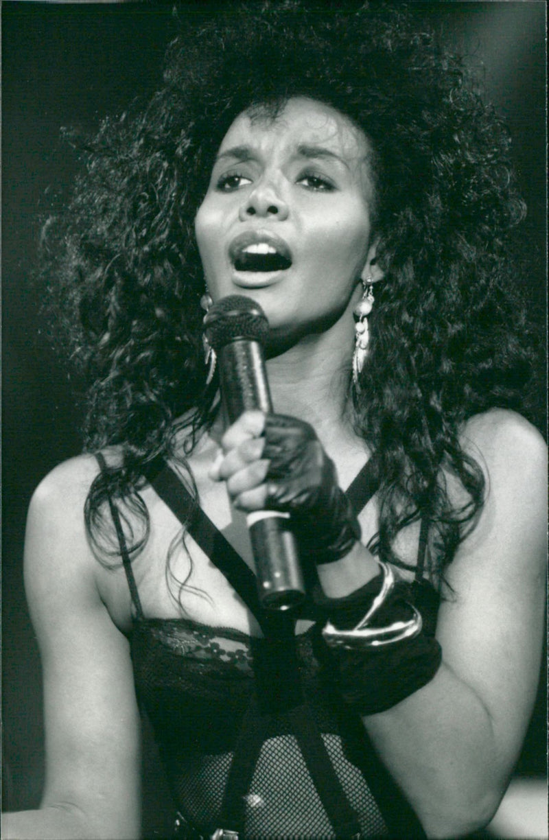 Singer Helena Spring at the Montreux Rock Festival - Vintage Photograph