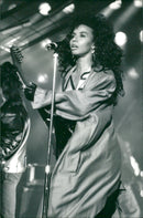 Singer Helena Spring at the Montreux Rock Festival - Vintage Photograph