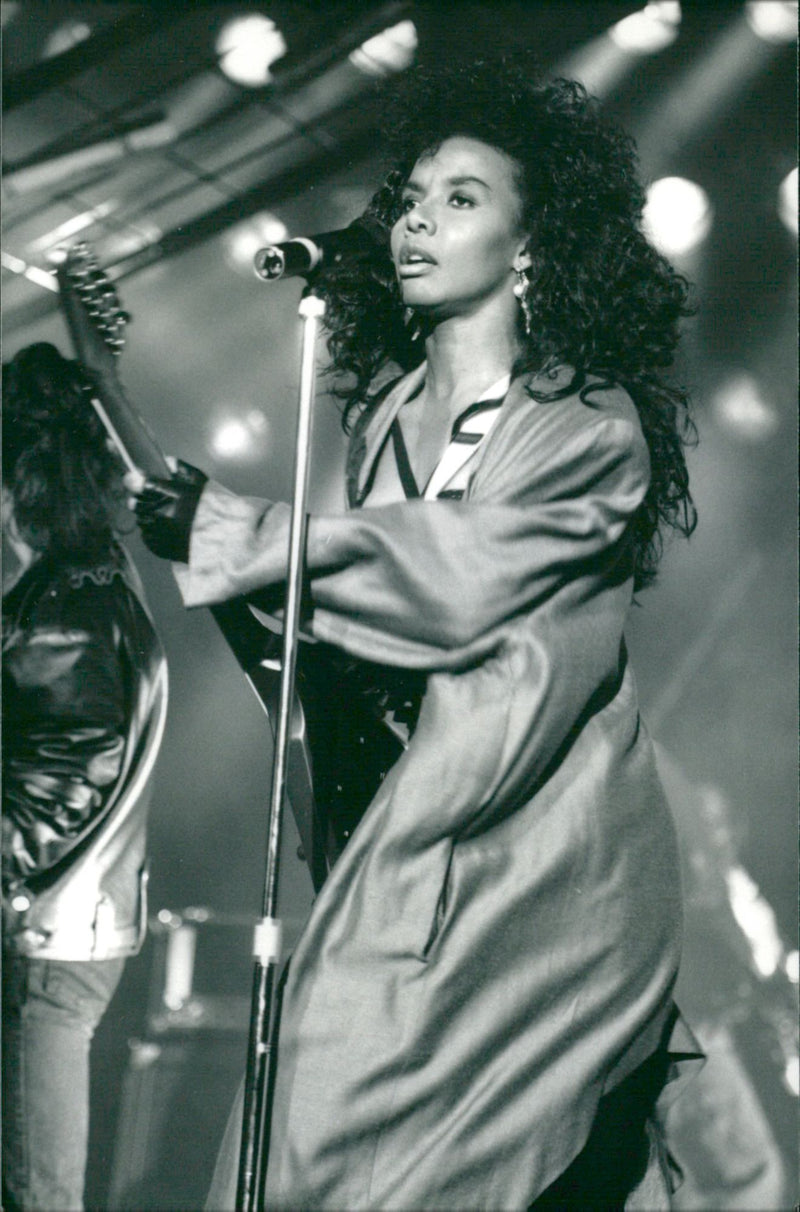 Singer Helena Spring at the Montreux Rock Festival - Vintage Photograph