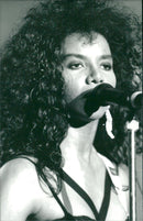 Singer Helena Spring at the Montreux Rock Festival - Vintage Photograph