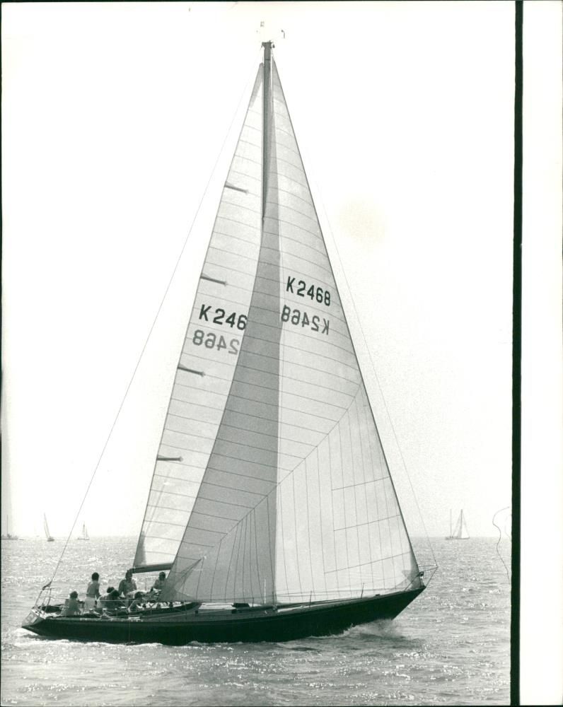 Ships: Yachts, Morning Cloud III - Vintage Photograph