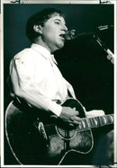 Paul Simon American singer. - Vintage Photograph