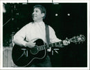 Paul Simon American singer. - Vintage Photograph