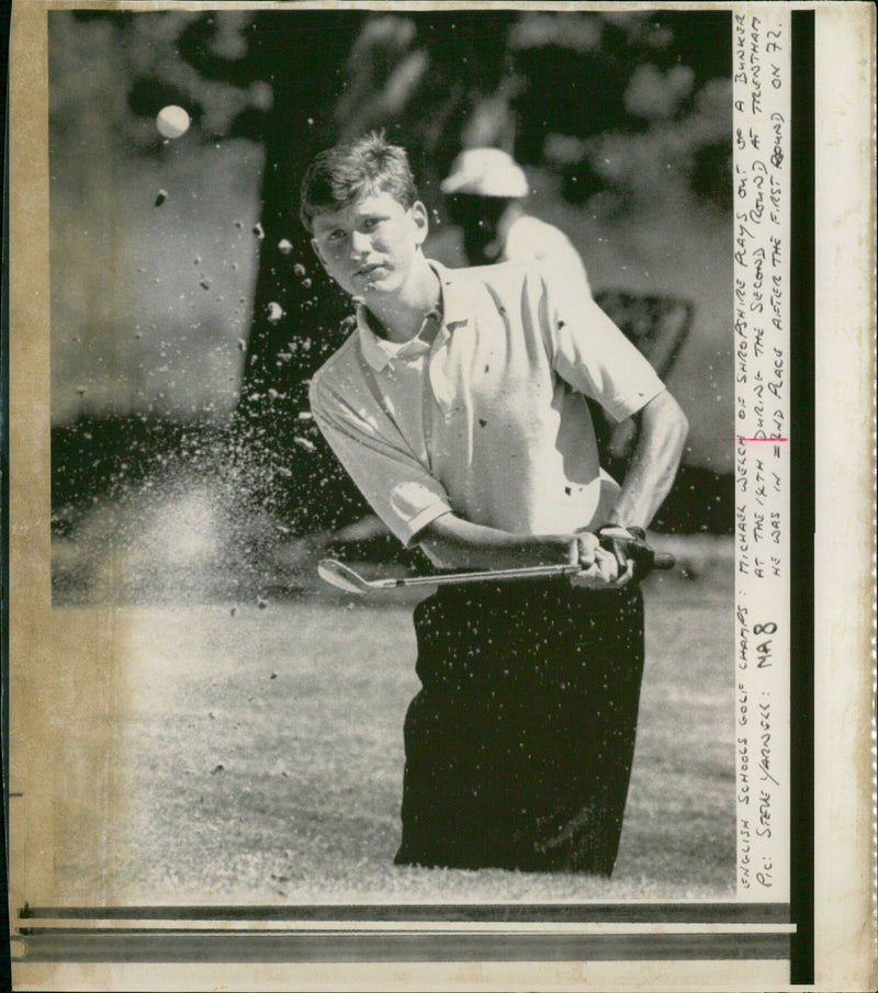 Welch Michael A Golf Player. - Vintage Photograph