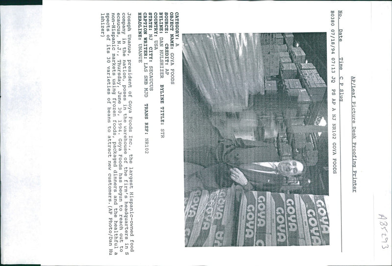 Joseph Unanue. - Vintage Photograph