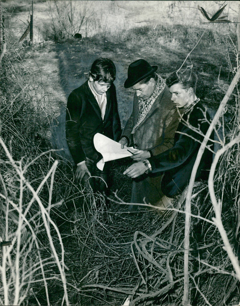 Kim roberts murdered with raymod massey and frederick mclennan - Vintage Photograph