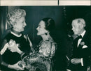 The duchess with Mrs.edwin i hilson and the duke. - Vintage Photograph