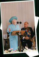 Queen Elizabeth The Queen Mother. - Vintage Photograph