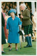 Queen Elizabeth The Queen Mother. - Vintage Photograph