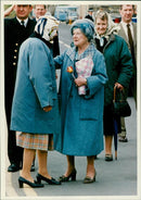 Queen Elizabeth The Queen Mother. - Vintage Photograph