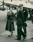The Queen and the Duke of Edinburgh. - Vintage Photograph