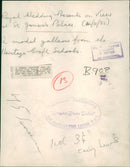 A model galleon. - Vintage Photograph