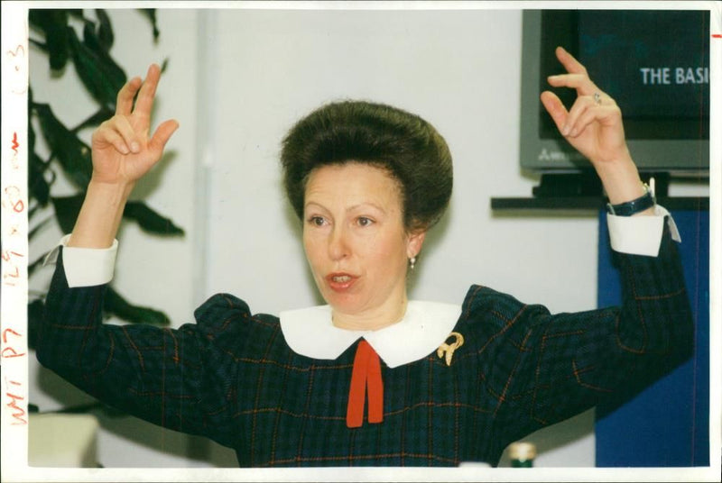 Princess Anne, daughter of Queen Elizabeth II - Vintage Photograph