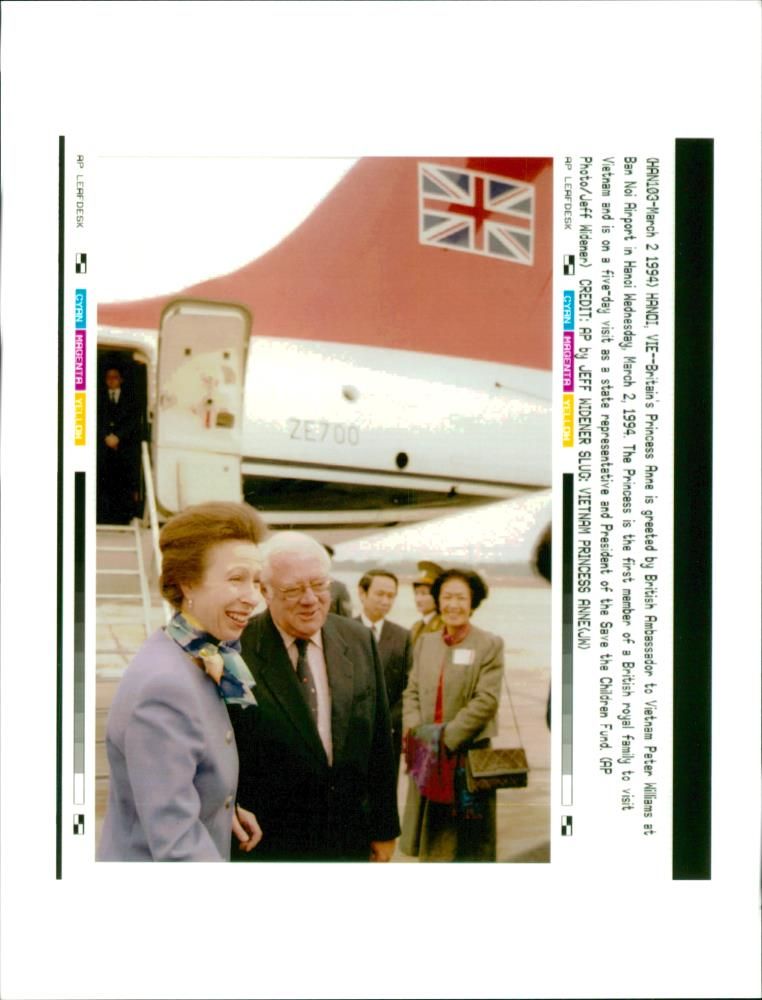 Princess Anne, daughter of Queen Elizabeth II - Vintage Photograph