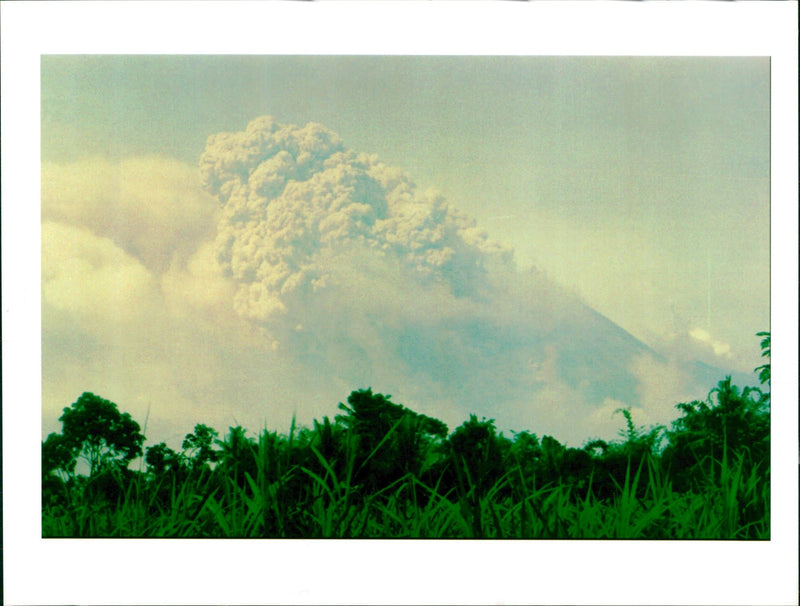 Volcanology of Java - Vintage Photograph
