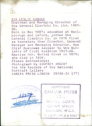 Sir Leslie Gamage. - Vintage Photograph