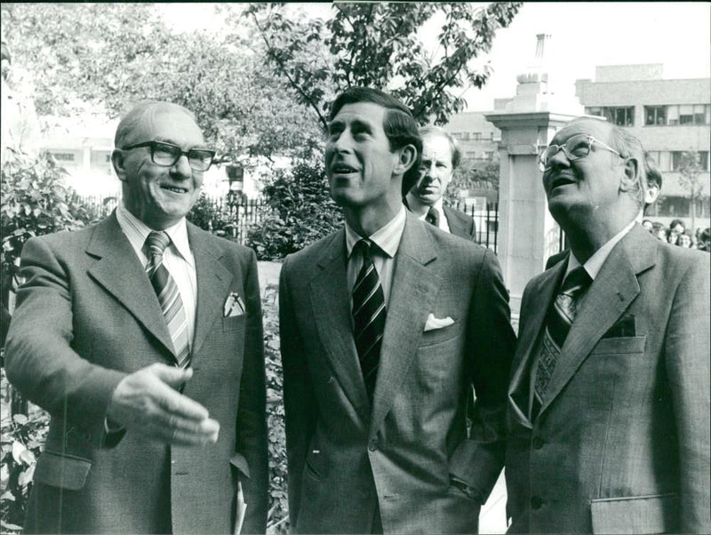 Terrence A. Duffy with prince charles. - Vintage Photograph