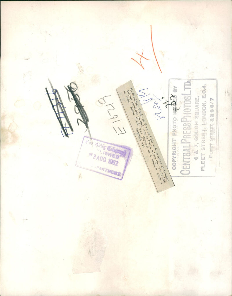 Manuel Carlos Prado y Ugarteche - Vintage Photograph