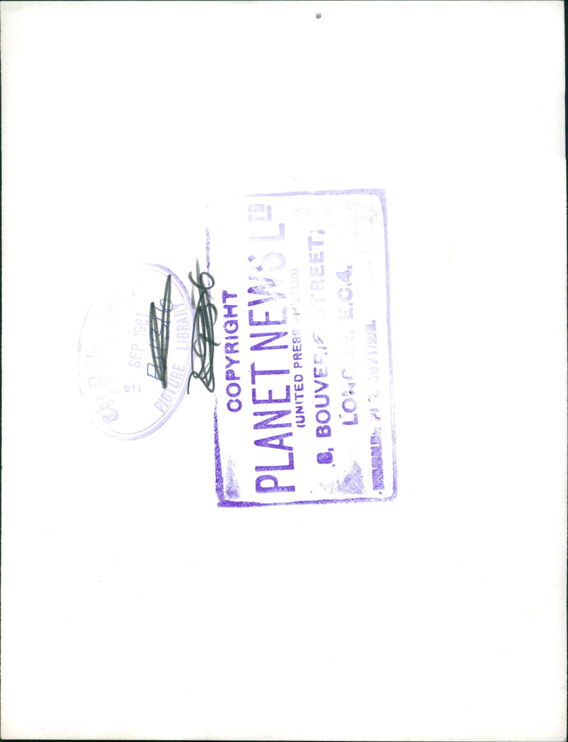 Manuel Carlos Prado y Ugarteche with mrs. jacqueline kennedy. - Vintage Photograph