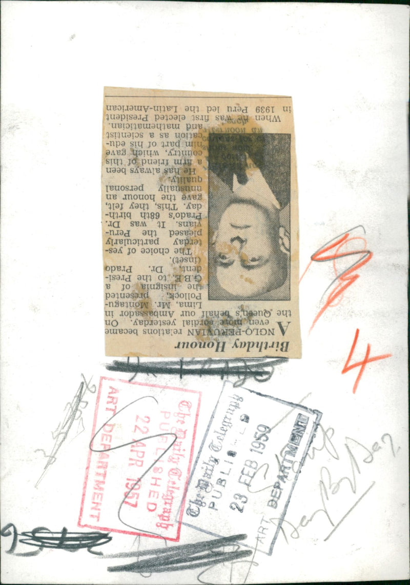 Manuel Carlos Prado y Ugarteche - Vintage Photograph