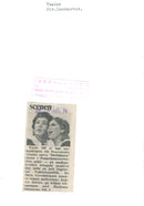 Andrew Dalton and Marianne Johansson in the Opera "Stellidaura" have finally joined the music. - Vintage Photograph