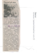 Spanish element in the musical "Sara" with Gun Jacobson, Nisse Voltri, Martin Uddestrand, Margareta BjÃ¶rck and Sara Jonsson. - Vintage Photograph