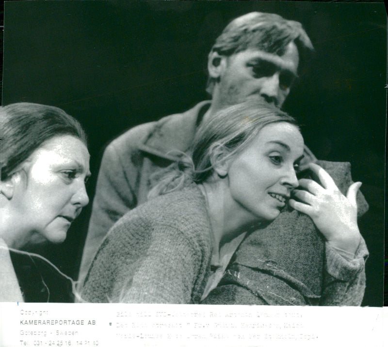 Finnish music drama "The Red Line" by Aulis Sallinen. - Vintage Photograph