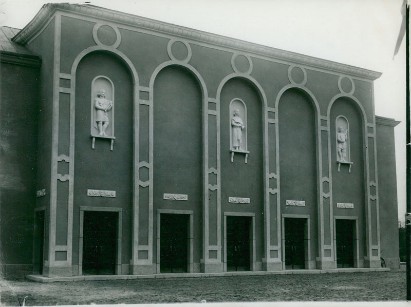 The new concert hall in Ãrebro - Vintage Photograph