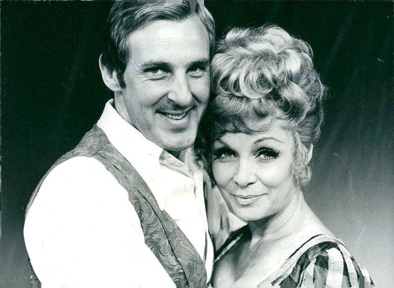 Ulla Sallert and Lars Amble in the musical "Can Can" at Maximteatern - Vintage Photograph