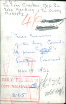 Sir John Tredinnick Crocker: - Vintage Photograph