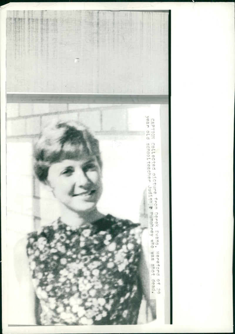 Murdered and Missing Persons: judith pumohrey. - Vintage Photograph