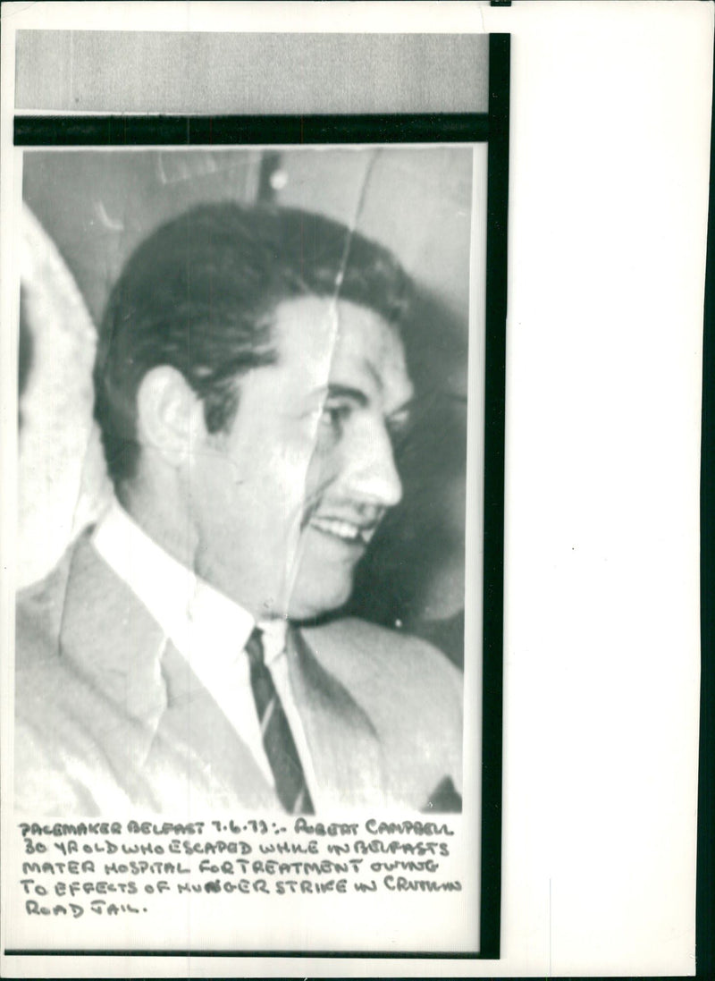 Murdered and Missing Persons: robert campell. - Vintage Photograph