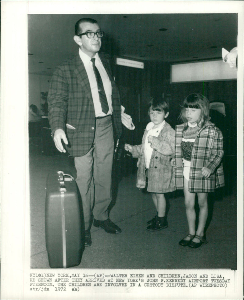 Murdered and Missing Persons:walter eisen,jason and lisa. - Vintage Photograph