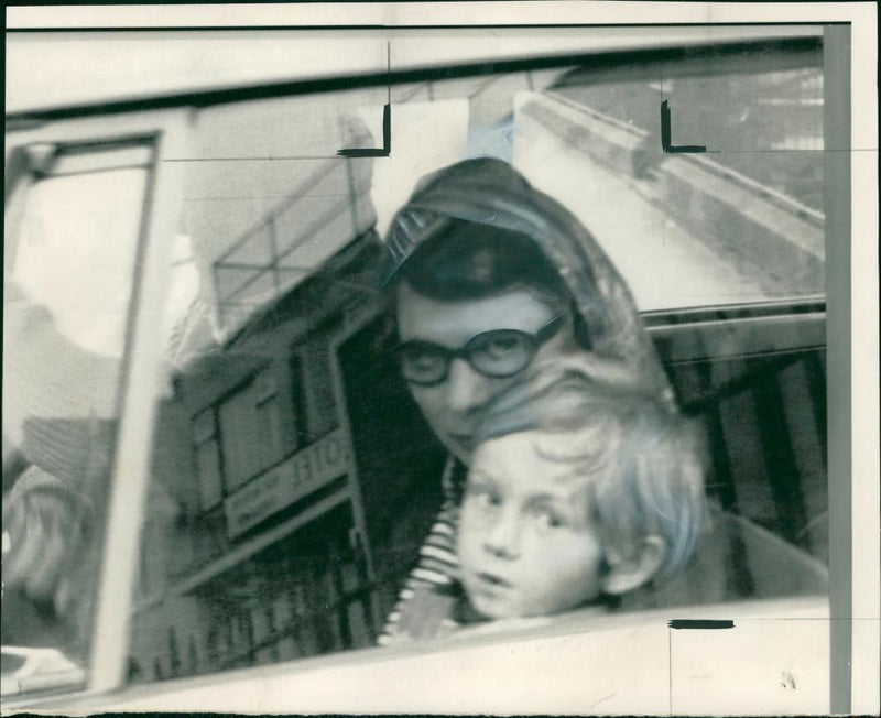 Murdered And Missing Persons 1973:Jeremy with His Mother. - Vintage Photograph