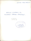 Murdered And Missing Persons 1973:Arthur Lynham. - Vintage Photograph