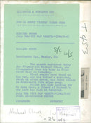 Murdered And Missing Persons 1973:Michael Clews. - Vintage Photograph