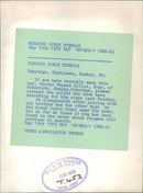 Murdered And Missing Persons 1973:Warren Thomas Gillis. - Vintage Photograph