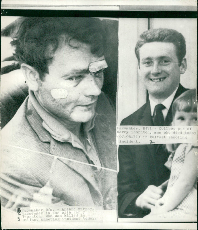 Arthur Murphy and Harry Thornton. - Vintage Photograph