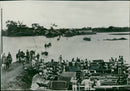 Sino-Japanese War:from the inundated area south kaifeng. - Vintage Photograph
