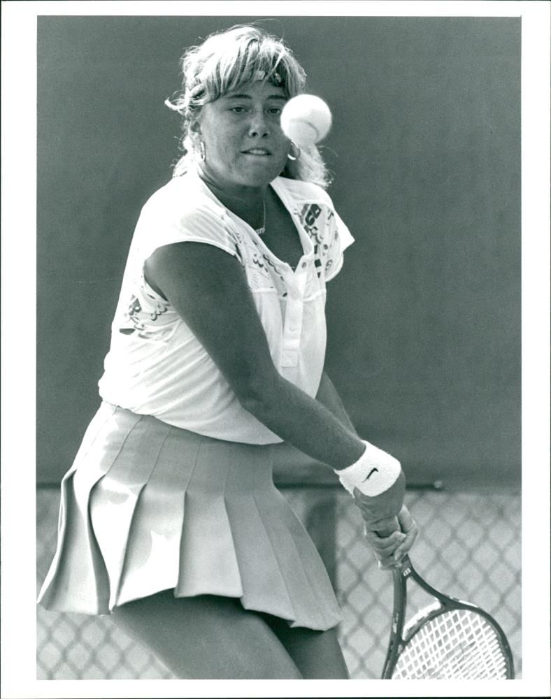 Susan Sloane, US open 1989. - Vintage Photograph