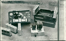 An Irish Republican Army secret radio transmitter. - Vintage Photograph