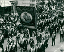 Civil right riots:royal avenue belfast during the tradional march. - Vintage Photograph