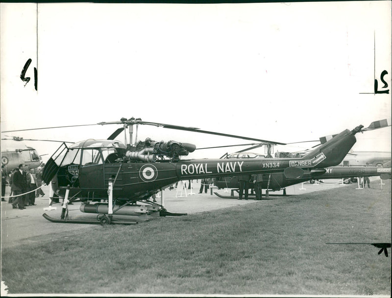 Aircraft: Helicopter WASP - Vintage Photograph