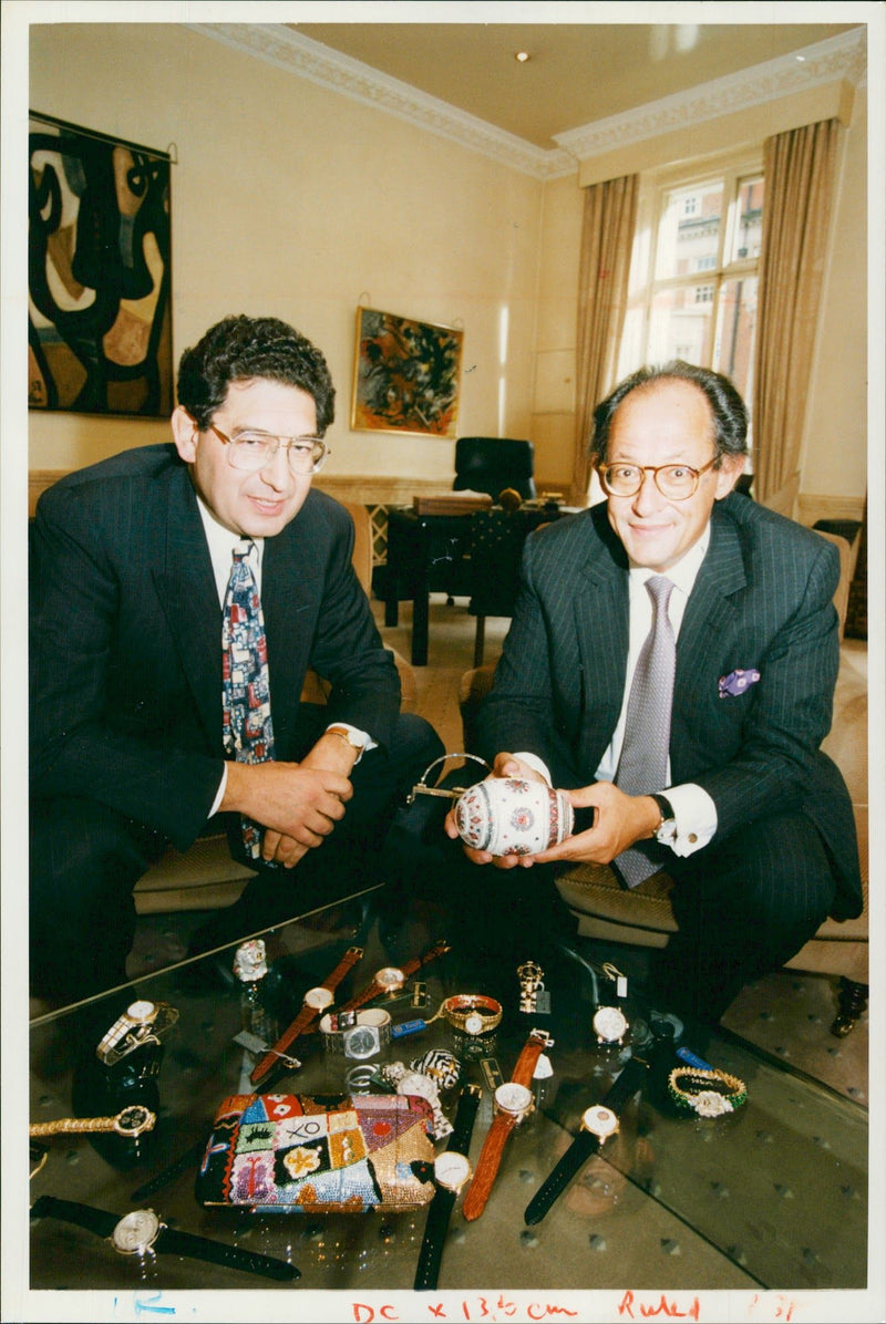 Marcus Margulies and finance director Leslie Michaels - Vintage Photograph