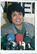 Nasrin taslima:the bangladeshi writer threatened with death by muslim. - Vintage Photograph